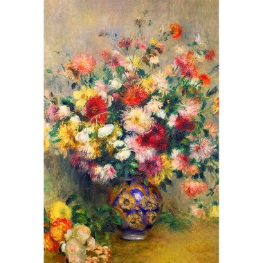 Dahlias - Pierre Auguste Renoir
